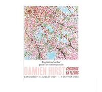 LHHJF LJHFA Affiche rétro Damien Hirst Arbre Fleuri Rose Art Mural Damien Hirst Peinture et Impressions de décoration de Salle de Maison 50x70cm sans Cadre