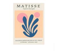 LHHJF LJHFA Affiche rétro de l’Exposition Henri Matisse Laisse des œuvres murales Peinture et Impressions sur Toile Henri Matisse Décoration Nordique 40x60cm sans Cadre