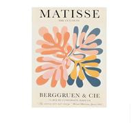 LHHJF LJHFA Affiche rétro de l’Exposition Henri Matisse Laisse des œuvres murales Peinture et Impressions sur Toile Henri Matisse Décoration Nordique 40x60cm sans Cadre
