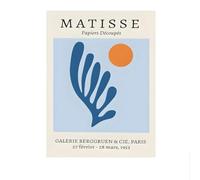 LHHJF LJHFA Affiche rétro de l’Exposition Henri Matisse Laisse des œuvres murales Peinture et Impressions sur Toile Henri Matisse Décoration Nordique 40x60cm sans Cadre