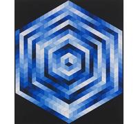 LHHJF LJHFA Affiche rétro de Victor Vasarely Peinture Abstraite surréaliste sur Toile Victor Vasarely Art Mural et gravures Décoration intérieure 60x70cm sans Cadre