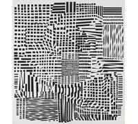 LHHJF LJHFA Affiche rétro de Victor Vasarely Peinture Abstraite surréaliste sur Toile Victor Vasarely Art Mural et gravures Décoration intérieure 60x70cm sans Cadre