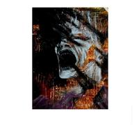 LHHJF LJHFA Affiche surréaliste de Francis Bacon Personnages bizarres Illustrations murales de Francis Bacon Toile Peinture et estampes Décoration intérieure 40x60cmx1 sans Cadre