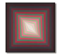 LHHJF LJHFA Affiche Victor Vasarely Optique Abstraite Art Mural Peinture et gravures sur Toile Victor Vasarely Tableau de décoration intérieure Moderne 60x60cmx1 sans Cadre