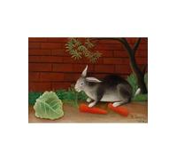 LHHJF LJHFA Affiche Vintage d’Henri Rousseau Toile d’Animaux Peinture Murale et gravures d’Henri Rousseau Décoration Murale Nordique 40x60cm sans Cadre