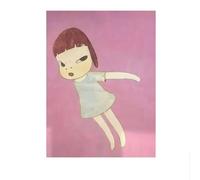 LHHJF LJHFA Affiche Yoshitomo Nara Dream Doll Art Mural Vintage Peinture et Impressions sur Toile de Yoshitomo Nara Décoration de Maison Kawaii 40x60cmx1 sans Cadre