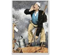 LHHJF LJHFA Affiches abstraites Norman Rockwell Toile Art Mural Illustration Peinture Artistique Imprimés Norman Rockwell Décoration Intérieur 40x60cmx1 sans Cadre
