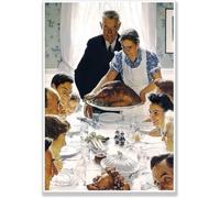 LHHJF LJHFA Affiches abstraites Norman Rockwell Toile Art mural Illustration Peinture artistique Imprimés Norman Rockwell Décoration Intérieur 40x60cmx1 Sans cadre