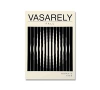 LHHJF LJHFA Affiches d’Exposition Victor Vasarely Art d’Illusion Peinture sur Toile Victor Vasarely Art Mural et Impressions Décoration intérieure 40x60cm sans Cadre