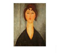 LHHJF LJHFA Affiches Modernes Amedeo Modigliani Esthétique Peinture Murale Peinture et gravures Amedeo Modigliani Tableau de décoration intérieure 40x60cm sans Cadre
