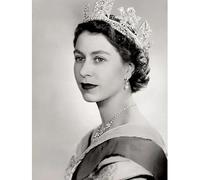 LHHJF LJHFA Affiches Queen Elizabeth Portraits rétro Peinture Murale Queen Elizabeth Toile et Estampes pour décoration de Salle de Maison Tableau 40x60cm sans Cadre