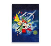 LHHJF LJHFA Affiches Wassily Kandinsky Aquarelle Simple Peinture Murale Wassily Kandinsky Peinture et estampes Décoration intérieure Image 50x70cmx1 sans Cadre