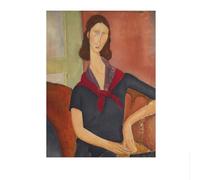 LHHJF LJHFA Amedeo Modigliani Affiche Minimaliste Femme Portrait Art Mural Amedeo Modigliani Peinture sur Toile Et Impressions Home Decor Photo 50x70cm sans Cadre