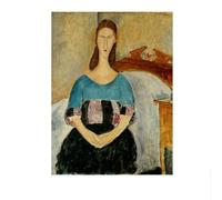 LHHJF LJHFA Amedeo Modigliani Affiche Minimaliste Femme Portrait Art Mural Amedeo Modigliani Peinture sur Toile Et Impressions Home Decor Photo 50x70cm sans Cadre