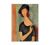 LHHJF LJHFA Amedeo Modigliani Affiche Modernisme Femmes Portrait Art Mural Amedeo Modigliani Peinture sur Toile Et Impressions Décoration D’intérieur Photo 50x70cm sans Cadre