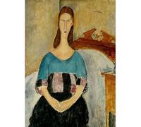 LHHJF LJHFA Amedeo Modigliani Affiche Rétro Figure Portrait Art Mural Amedeo Modigliani Peinture sur Toile Et Impressions Nordique Home Decor Photo 40x60cm sans Cadre