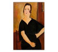 LHHJF LJHFA Amedeo Modigliani Vintage Poster《Madame Amédée》Art Mural Amedeo Modigliani Peinture sur Toile Et Impressions pour Décoration D’intérieur Photo 50x80cm sans Cadre