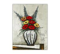 LHHJF LJHFA Bernard Buffet Affiches abstraites Bouquet de fleurs Art mural rétro Bernard Buffet Peintures sur toile Estampes Décoration intérieure Tableau 40x60cm Sans cadre