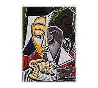 LHHJF LJHFA Célèbre Affiche Abstraite de Pablo Picasso Peinture cubiste sur Toile Art Mural et gravures de Pablo Picasso Décoration Nordique 40x60cm sans Cadre