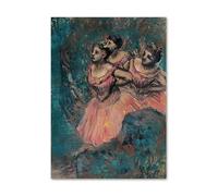 LHHJF LJHFA Célèbre Affiche d’Impressions d’Edgar Degas Figurines Vintage Œuvres murales Peinture et Impressions sur Toile Edgar Degas Tableau de décoration intérieure 40x60cm sans Cadre