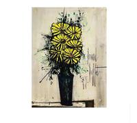 LHHJF LJHFA Célèbre Affiche de Buffet Bernard Bouquet Art Mural rétro Peinture et Impressions sur Toile Bernard Buffet Décoration Moderne 40x60cm sans Cadre