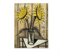 LHHJF LJHFA Célèbre Affiche de Buffet Bernard Bouquet Art Mural rétro Peinture et Impressions sur Toile Bernard Buffet Décoration Moderne 40x60cm sans Cadre