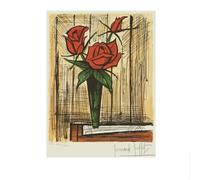 LHHJF LJHFA Célèbre Affiche de Buffet Bernard Esthétique Bouquet Art Murale Bernard Buffet Toile Peinture et Impressions Décoration Intérieur 40x60cmx1 sans Cadre