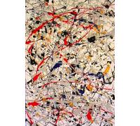 LHHJF LJHFA Célèbre Affiche de Jackson Pollock Graffiti Abstraite Art Mural Peinture et estampes sur Toile Jackson Pollock Tableau de décoration intérieure 50x70cmx1 sans Cadre
