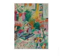 LHHJF LJHFA Célèbre Affiche Henri Matisse《Intérieur avec Une Jeune Fille》Art Mural Et Impressions Henri Matisse Peinture sur Toile Décor D’intérieur Photo 40x60cm sans Cadre