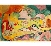 LHHJF LJHFA Célèbre Affiche Henri Matisse《La Joie De La Vie》Art Mural Et Impressions Henri Matisse Peinture sur Toile Moderne Décoration D’intérieur Photo 40x60cmx1 sans Cadre