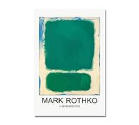 LHHJF LJHFA Célèbre Affiche Mark Rothko Colors Pictures Art Mural rétro Abstrait Mark Rothko Toile et Impressions Décoration Moderne 50x70cm sans Cadre