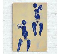 LHHJF LJHFA Célèbre Affiche rétro d’Yves Klein Art Mural Abstrait Bleu Peinture et Impressions sur Toile Yves Klein Décor Moderne 40x60cmx1 sans Cadre