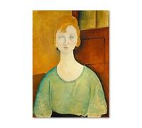 LHHJF LJHFA Célèbre Amedeo Modigliani Affiche Vintage Femmes Art Mural Amedeo Modigliani Peinture sur Toile Et Impressions pour La Maison Décor Photo 50x70cm sans Cadre