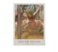 LHHJF LJHFA célèbre Edgar Degas Exposition Affiche Ballerine Art Mural Edgar Degas Peinture sur Toile Et Impressions Nordique Home Decor Photo 50x70cmx1 sans Cadre