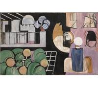 LHHJF LJHFA célèbre Henri Matisse Affiche Vintage Abstrait Art Mural et Impressions Henri Matisse Peinture sur Toile Moderne Home Decor Photo 40x60cmx1 sans Cadre