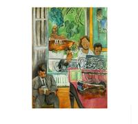 LHHJF LJHFA Célèbre Henri Matisse Rétro Poster《Leçon De Piano》Art Mural Et Impressions Henri Matisse Peinture sur Toile Moderne Home Decor Photo 40x60cm sans Cadre