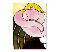 LHHJF LJHFA célèbre Pablo Picasso Affiche Abstrait Vintage Wall Art Pablo Picasso Peinture sur Toile Et Impressions Maison Salon Décor Photo 50x70cmx1 sans Cadre
