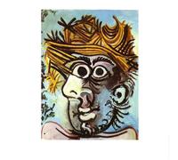 LHHJF LJHFA célèbre Pablo Picasso Cubisme Affiche Abstrait Figure Art Mural Pablo Picasso Peinture sur Toile Et Impressions Décoration Intérieure Photo 50x70cmx1 sans Cadre