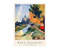 LHHJF LJHFA célèbre Paul Gauguin Affiche inspiré Aquarelle Art Mural Paul Gauguin Peinture sur Toile et Impressions Nordique Home Decor Photo 50x70cmx1 sans Cadre