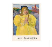 LHHJF LJHFA célèbre Paul Gauguin Exposition Affiche Aquarelle Art Mural Paul Gauguin Peinture sur Toile Et Impressions Moderne Décoration D’intérieur Photo 50x70cm sans Cadre