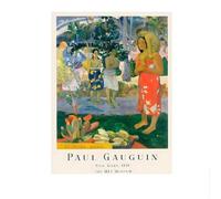 LHHJF LJHFA célèbre Paul Gauguin Exposition Affiche Aquarelle Art Mural Paul Gauguin Peinture sur Toile Et Impressions Moderne Décoration D’intérieur Photo 50x70cm sans Cadre