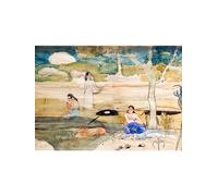 LHHJF LJHFA célèbre Paul Gauguin Vintage Poster Paysage Art Mural Paul Gauguin Peinture sur Toile Et Impressions Maison Salon Décor Photo 50x70cm sans Cadre