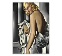LHHJF LJHFA célèbre Tamara De Lempicka Affiche Femmes Art Mural Tamara De Lempicka Impressions De Mode Et Peinture sur Toile Décor À La Maison Photo 40x60cmx1 sans Cadre