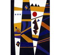 LHHJF LJHFA célèbre Wassily Kandinsky Affiches géométrie Graphiques Art Mural Wassily Kandinsky Peinture sur Toile et Impressions Home Decor Photo 40x60cmx1 sans Cadre