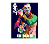 LHHJF LJHFA Chinois Kung Fu Affiche IP Homme Donnie Yen Wall Art Wing Chun Maître Toile Peinture Et Impressions Mode Décoration D’intérieur Photo 50x70cmx1 sans Cadre