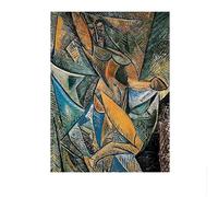 LHHJF LJHFA Classique Pablo Picasso Affiche Figure Abstraite Art Mural Pablo Picasso Peinture sur Toile Et Impressions Nordique Home Decor Photo 50x70cmx1 sans Cadre