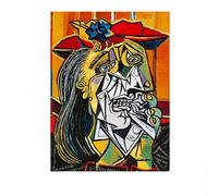 LHHJF LJHFA Classique Pablo Picasso Affiche Figure Abstraite Art Mural Pablo Picasso Peinture sur Toile Et Impressions Nordique Home Decor Photo 50x70cmx1 sans Cadre