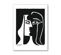 LHHJF LJHFA Classique Pablo Picasso Affiche Minimaliste Rétro Abstrait Art Mural Pablo Picasso Peinture sur Toile Et Impressions Décoration D’intérieur Photo 50x70cm sans Cadre