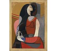 LHHJF LJHFA Classique Pablo Picasso Cubisme Affiche Portrait Féminin Art Mural Pablo Picasso Peinture sur Toile Et Impressions Décoration Intérieure Photo 50x70cmx1 sans Cadre