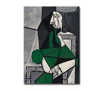 LHHJF LJHFA Classique Pablo Picasso Minimalisme Affiche Abstrait Femme Art Mural Pablo Picasso Peinture sur Toile Et Impressions Décoration Murale Image Murale 50x70cm sans Cadre
